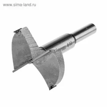 Сверло Форстнера по дереву "СИБРТЕХ", 53 мм, цилиндрический хвостовик