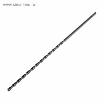 Сверло по бетону ТУНДРА, трехгранный хвостовик, 10 х 400 мм