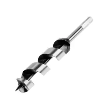 Сверло по дереву шнековое ТУНДРА, шестигранный хвостовик, 32230 мм