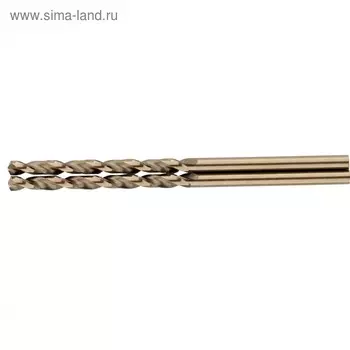 Сверло по металлу Gross 72304, HSS-Co, спиральное, d=2.5 мм, 2 шт.