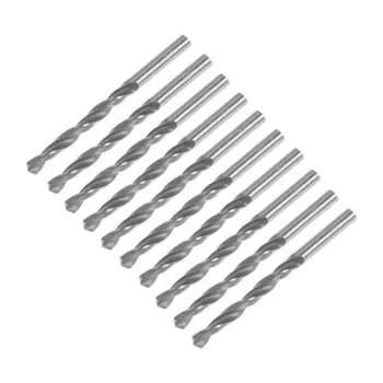 Сверло по металлу ТУНДРА, HSS, цилиндрический хвостовик, 7.5110 мм, 10 шт.
