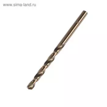 Сверло по металлу ТУНДРА, HSS-Co (5% кобальта), цилиндрический хвостовик, 585 мм