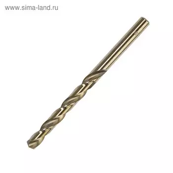 Сверло по металлу ТУНДРА, HSS-Co (5% кобальта), цилиндрический хвостовик, 8115 мм