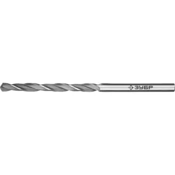 Сверло по металлу ЗУБР, сталь Р6М5, цилиндрический хвостовик, 2.7 х 61 мм, класс В