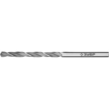 Сверло по металлу ЗУБР, сталь Р6М5, цилиндрический хвостовик, 3.7 х 70 мм, класс В