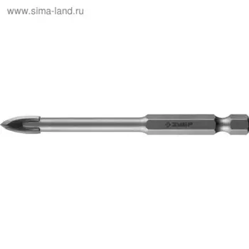 Сверло ЗУБР "ПРОФЕССИОНАЛ" 29845-08, кафель/керамика/стекло, шестигранный хвостовик, 8 мм