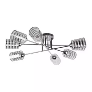 Светильник 10028/8CR CL, E27 8x60Вт, цвет хром