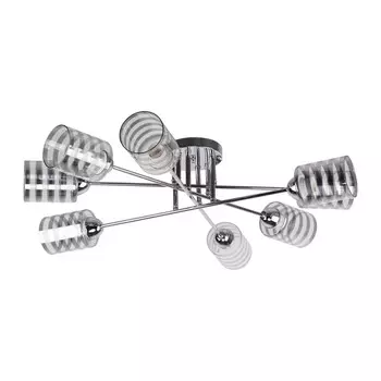 Светильник 10028/8CR CL, E27 8x60Вт, цвет хром