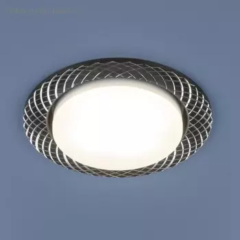 Светильник 1071, 13 Вт, GX53, цвет чёрный, d=90мм