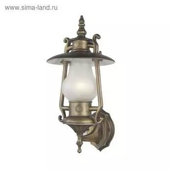 Светильник 1496-1W, E27, 60 Вт, IP44, цвет золотисто-коричневый