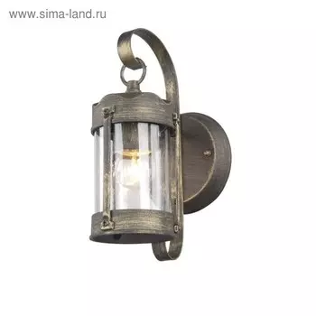 Светильник 1497-1W, E27, 60 Вт, IP44, цвет золотисто-коричневый