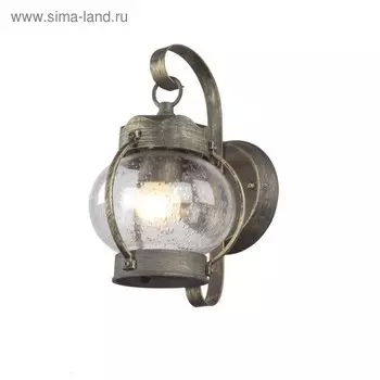 Светильник 1498-1W, E27, 60 Вт, IP44, цвет золотисто-коричневый