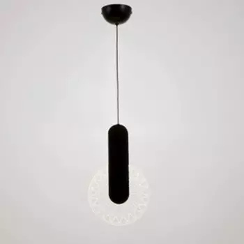 Светильник 1610/1BK LED 8Вт 4000К черный 12х35 см