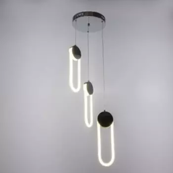 Светильник 1793/3 LED 72Вт 4000К хром 35х35х35-135см