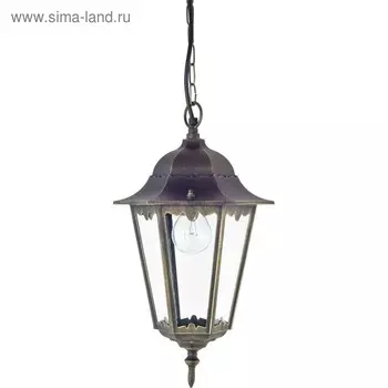 Светильник 1808-1P, E27, 100 Вт, IP44, цвет чёрный