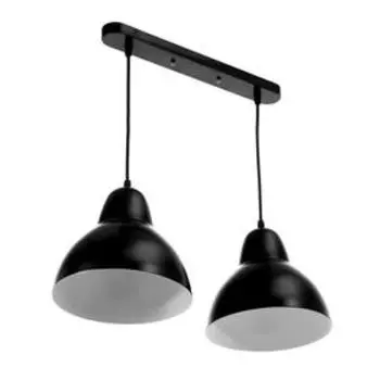 Светильник 2019/2, 2х40Вт Е27, цвет чёрный