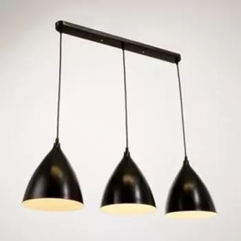 Светильник BayerLux 2021/3, 340 Вт Е14, чёрный