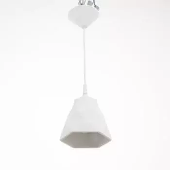 Светильник 2054/1WT E27 60Вт белый 10х10х10-60 см