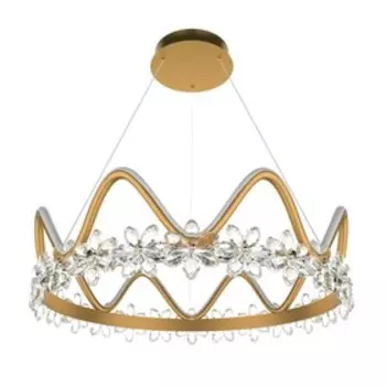 Светильник 2204/1b 79Вт 6000К золото 63х63х17,5 см