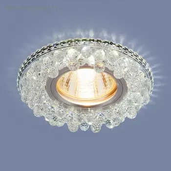 Светильник 2211 MR16, IP20, 35 Вт, G5.3,d=55 мм, цвет прозрачный