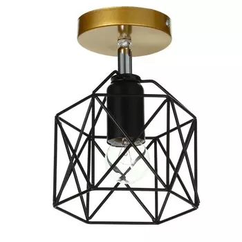 Светильник 2464/1BK E27 40Вт черный 19х14х13 см