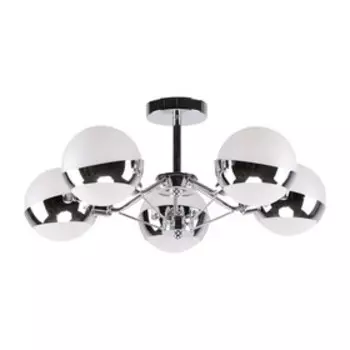 Светильник 26069/5CR WT, E14 5x60Вт, цвет хром