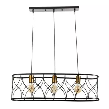 Светильник 2625/3 E27 40 Вт черный 7020-120 см BayerLux