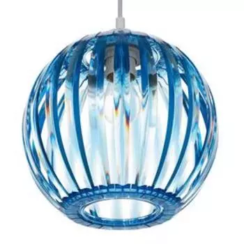 Светильник BayerLux «3330/1», 1хЕ27 15 Вт, синий, 2124+60 см