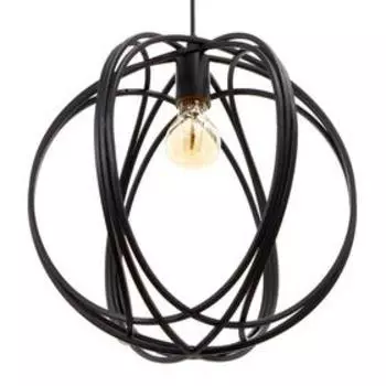 Светильник 34521/1 E27 40Вт черный 36х36х36-136 см