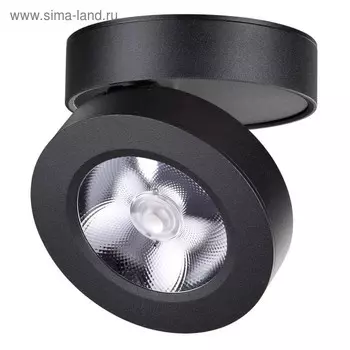 Светильник 357985 NT19 048, 12Вт LED 3000К, цвет чёрный