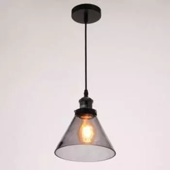 Светильник 40397/1 E27 40Вт черный-тонированный 18,5х18,5х23-123 см