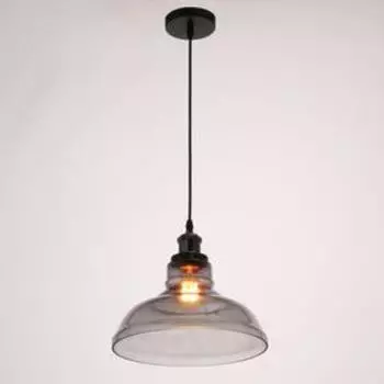 Светильник 40398/1 E27 40Вт черный-тонированный 28х28х26-126 см