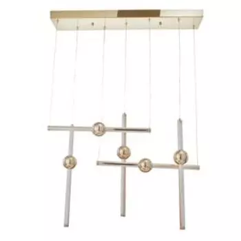 Светильник BayerLux 49420/5 LED 80Вт 4000К золото 65х12х42 см