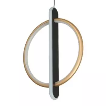 Светильник 49423/1 LED 16Вт 4000К черный-золото 24х7х53 см