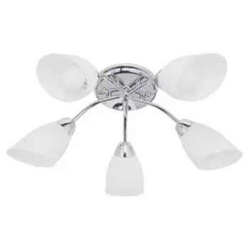 Светильник 50788/5CR WT, E27 5x60Вт, цвет хром