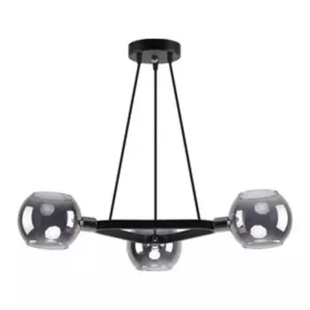 Светильник 51527/3CR+BK GR, E14 3x60Вт, цвет хром, черный