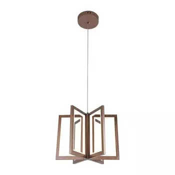 Светильник 53040/6CF, LED 6x11Вт 4000K, 8375лм, цвет коричневый