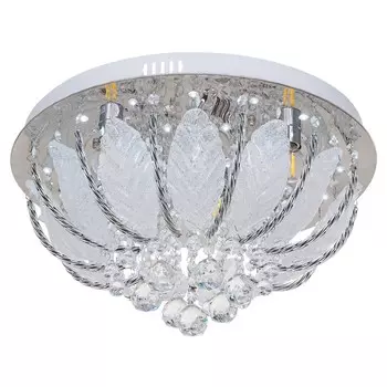 Светильник ЭкономСвет 5513/5CR RC WTLED, E14 5x40Вт, цвет хром