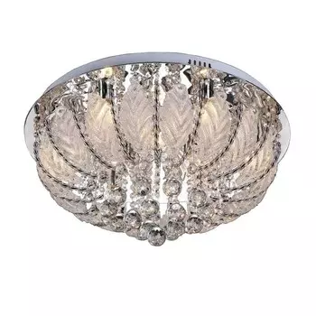 Светильник ЭкономСвет 5513/8CR RC WTLED, E14 8x40Вт, цвет хром