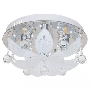 Светильник ЭкономСвет 5535/4CR RC WTLED, E14 4x40Вт, цвет хром