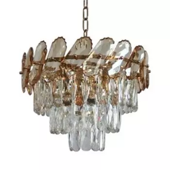 Светильник 58292/6FGD+CR+WT, E27 6x40Вт, цвет золото