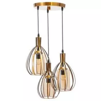 Светильник BayerLux 59813/3 E27 40 Вт бронза 404024-124 см