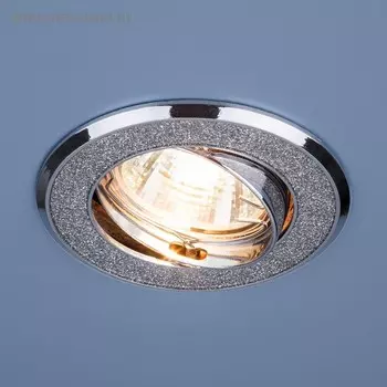 Светильник 611 MR16 SL, IP20, 35 Вт, G5.3, d=75 мм, цвет хром, серебро