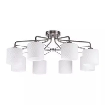 Светильник 65044/8SN WT, E27 8x60Вт, цвет сатин