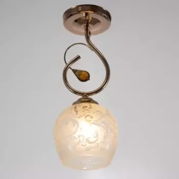 Светильник 6591211/1 E27 40Вт золото 14х15х32 см BayerLux МИКС