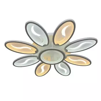 Светильник ЭкономСвет 66006/8+1WT, LED 9x16Вт 3000-6500K, 10220лм, цвет белый