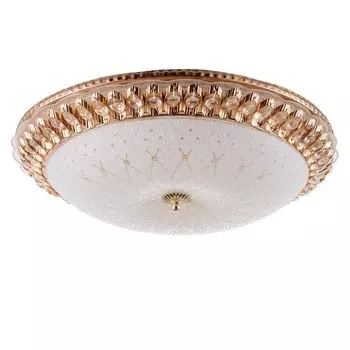 Светильник 670001N LED 80Вт 3 режима 3000-6000К диммер золото 50х50х11 см