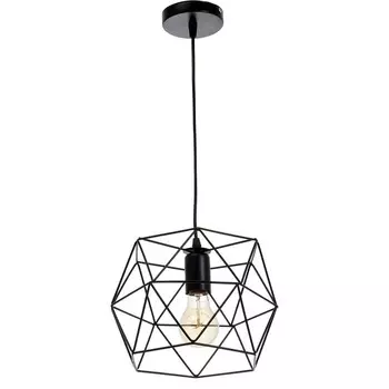 Светильник 69957/1 E27 40Вт черный 21,5х21,5х24,5-124 см