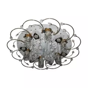 Светильник ЭкономСвет 70014/6WT WT+BK RC WTLED, E27 6x40Вт, цвет белый