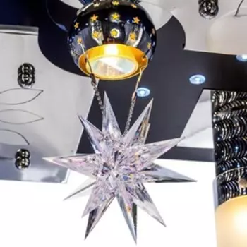 Светильник 8152/4+1BK CR RC WTLED, E27 4x40Вт, цвет хром, венге